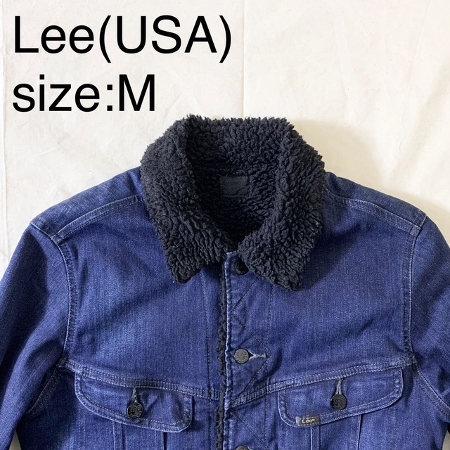 Lee(USA)ビンテージ裏ボアデニムジャケット-