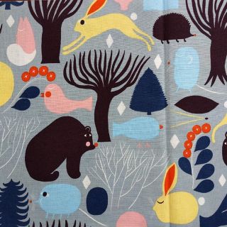 marimekko - マリメッコ 廃盤 生地 ピックフフリ うさぎ marimekko 2枚