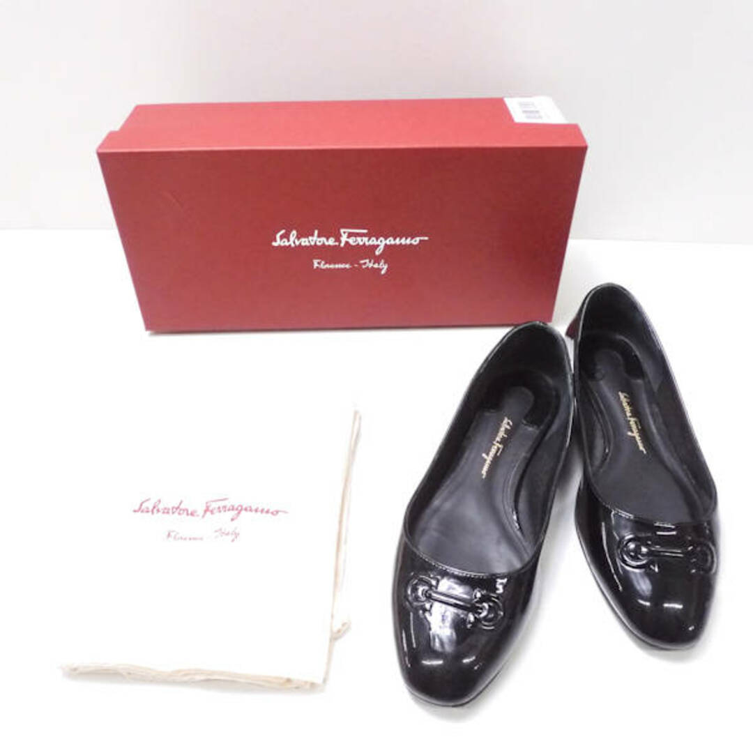 Ferragamo - 美品 Salvatore Ferragamo フェラガモ 680094 フラット