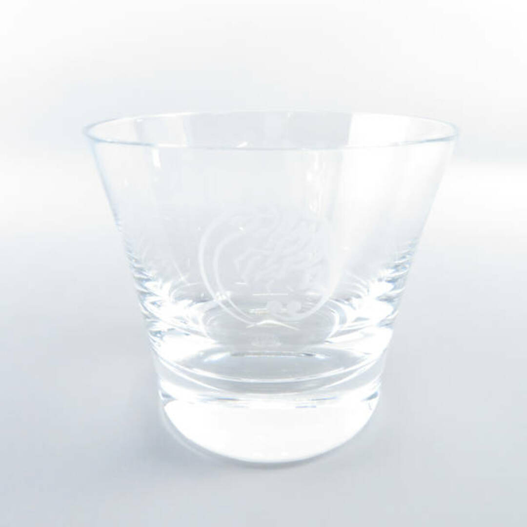 Baccarat(バカラ)の美品 Baccarat バカラ アルファ「寿の字海老」 タンブラー 1点 クリア クリスタル 市川海老蔵 襲名 SY5094B2  インテリア/住まい/日用品のキッチン/食器(タンブラー)の商品写真