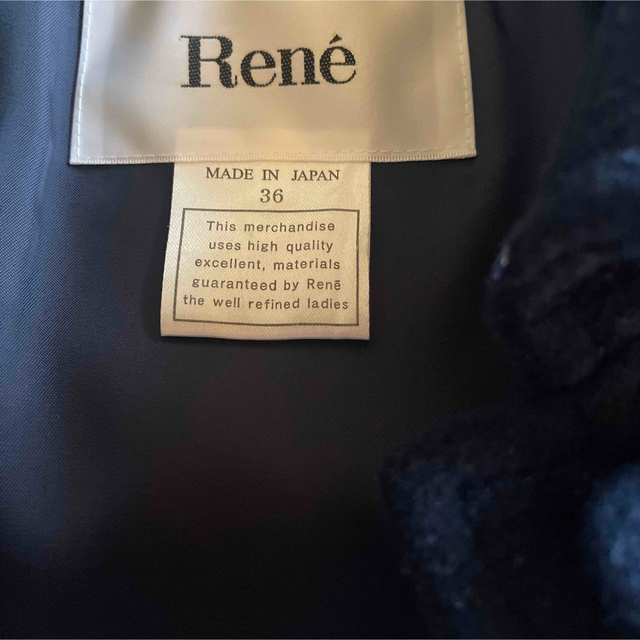 René(ルネ)のakane様ご専用♡ルネ rene♡ レッキスファー付きコート レディースのジャケット/アウター(毛皮/ファーコート)の商品写真