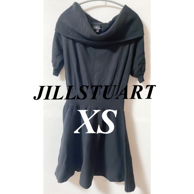 JILLSTUART(ジルスチュアート)のJILLSTUART ニットオフショルワンピース定価28600円 レディースのワンピース(ひざ丈ワンピース)の商品写真