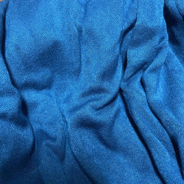 amina アミナストール ターコイズブルー メンズのファッション小物(ストール)の商品写真