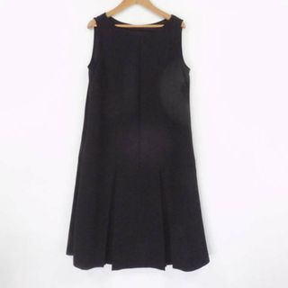 フォクシー(FOXEY)の美品 FOXEY フォクシー 37349 Dress ノースリーブワンピース 1点 ブラック ポリエステル他 ドレス フレア トップス レディース AU1143A57 (ミニワンピース)