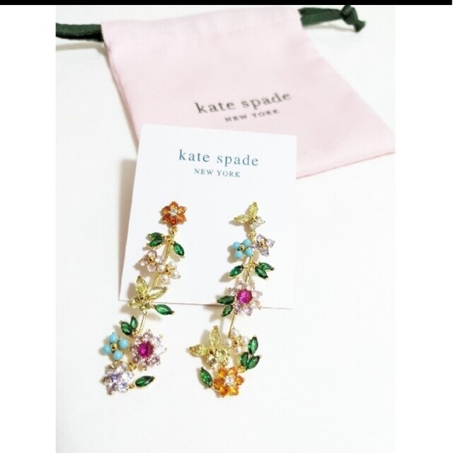 kate spade new york(ケイトスペードニューヨーク)のアポロ様専用　【新品】kate spade ケイトスペード ピアス　NEWブルー レディースのアクセサリー(ピアス)の商品写真