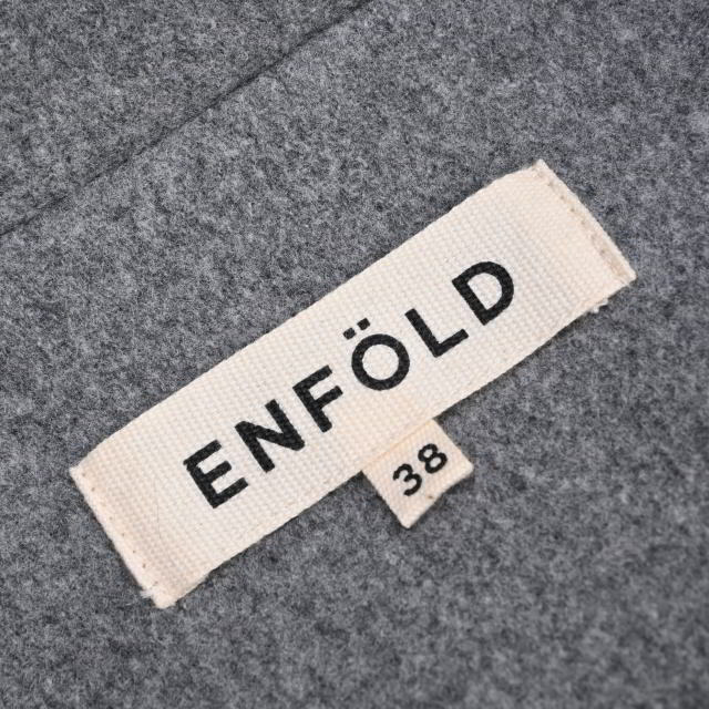 ENFOLD(エンフォルド)のENFOLD アッシュクメルトン ロング ベスト レディースのジャケット/アウター(その他)の商品写真