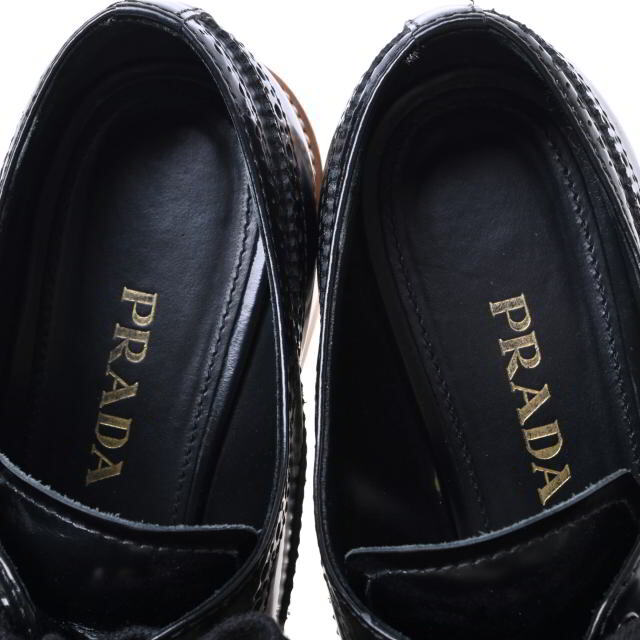 PRADA(プラダ)のPRADA 厚底 ウィングチップ レザー シューズ レディースの靴/シューズ(その他)の商品写真