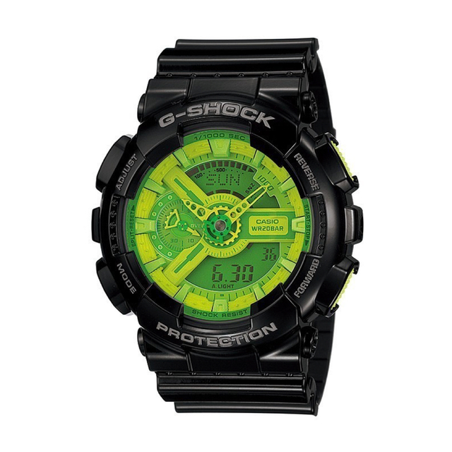 【電池交換済】G-SHOCK ハイパーカラーズ GA-110B-1A3JF