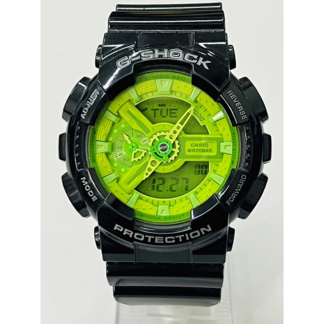電池交換済】G-SHOCK ハイパーカラーズ GA-110B-1A3JF - 腕時計(デジタル)