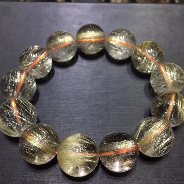 ⭐︎【天然】タイチンルチルクオーツ ブレスレット 17mm | www.jarussi
