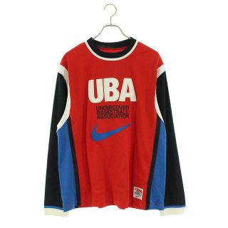 ナイキ(NIKE)のナイキ ×アンダーカバー UNDERCOVER CZ4701-611 ロゴワッペンメッシュ長袖カットソー メンズ M(Tシャツ/カットソー(七分/長袖))