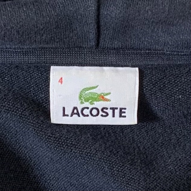 LACOSTE(ラコステ)のLacoste(FRA)ビンテージコットンスウェットパーカ　L メンズのトップス(パーカー)の商品写真