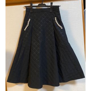 トッコクローゼット(TOCCO closet)のtoccocloset キルティングスカート(ロングスカート)