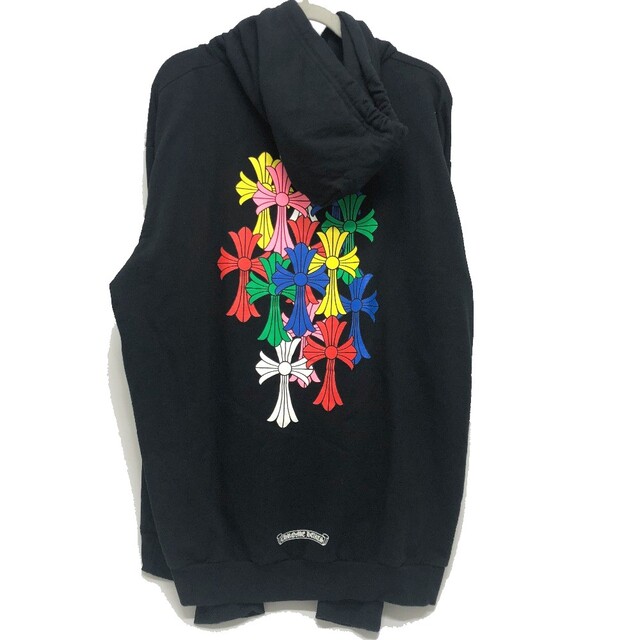 クロムハーツ CHROME HEARTS MLTCOL CEM CRS Hoodie マルチセメタリ― パーカー コットン ブラック
