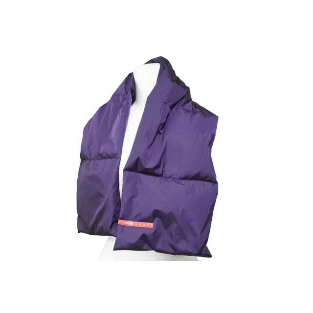 定番人気HOT PRADA SPORTS プラダスポーツ ナイロン マフラー パープル
