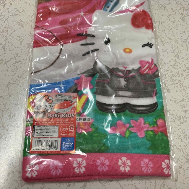 ハローキティ - ハローキティ ハンドタオル 新幹線 JR東日本 JR ハローキティ - ハローキティ ハンドタオル 新幹線 JR東日本 JR