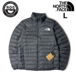 ノースフェイス ダウンジャケット US限定 軽量(L)グレー 190122