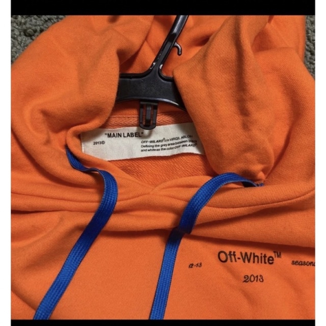 OFF WHITE パーカー（XS）ホワイト色