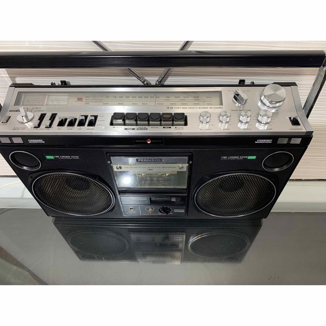 動作品HITACHI 日立 FM AM TRK-8080MKⅡ ラジカセ 整備品