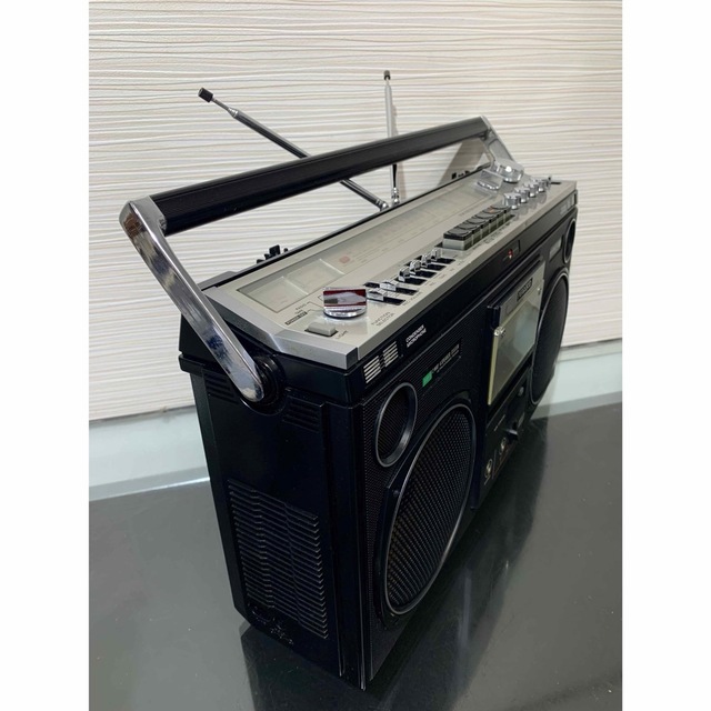 動作品HITACHI 日立 FM AM TRK-8080MKⅡ ラジカセ 整備品