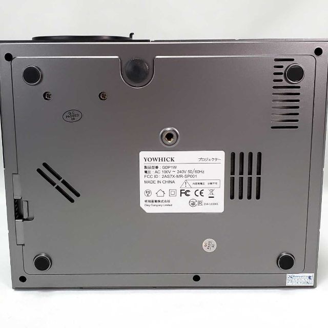 美品 YOWHICK 5GWiFi プロジェクター 小型 GDP1W グレー