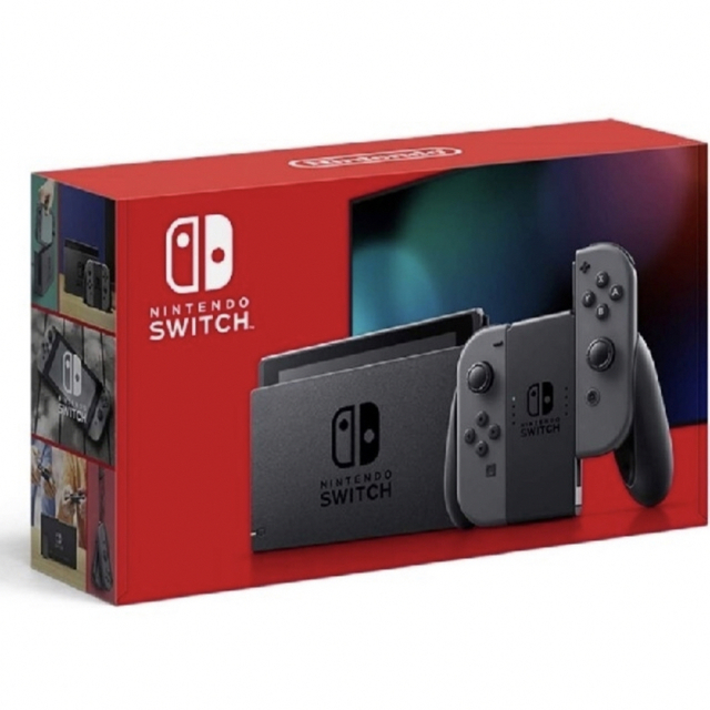 極美品 Nintendo Switch グレー  新モデル 任天堂