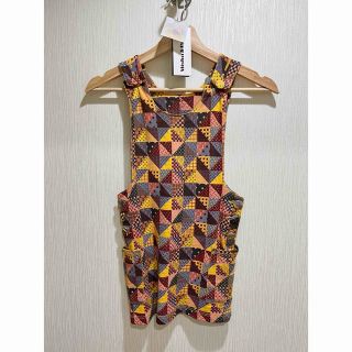 ミーシャアンドパフ(Misha & Puff)の【Misha&Puff】mango patchwork pinafore 8-9(ワンピース)