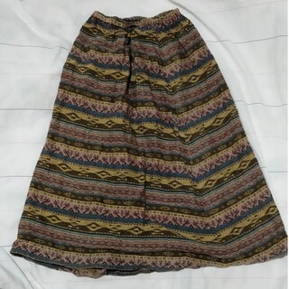 チチカカ(titicaca)のチチカカ　インディアン　ロングスカート　フリーサイズ(ロングスカート)