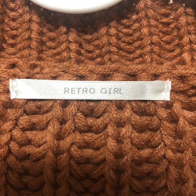 RETRO GIRL(レトロガール)の【古着】レトロガール ニットカーディガン レディースのトップス(カーディガン)の商品写真