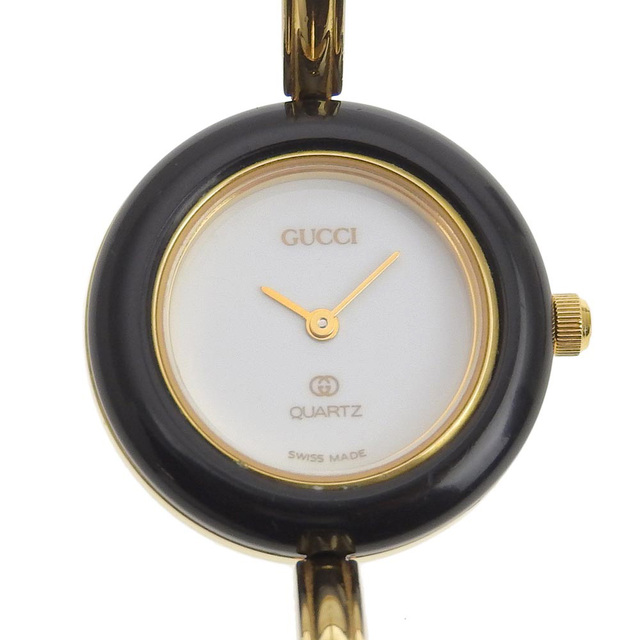 訳あり品送料無料 GUCCI グッチ チェンジベゼル 腕時計 クオーツ