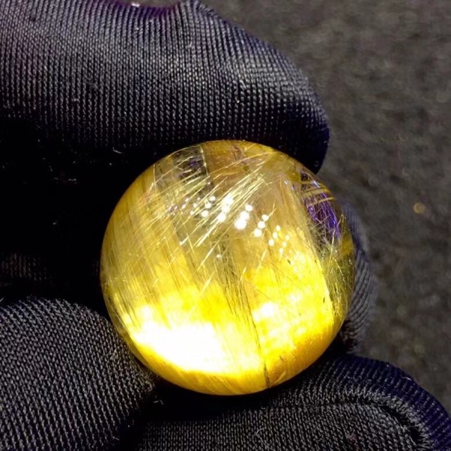 ⭐︎【天然】タイチンクオーツ 丸玉 18mm- ⭐︎【天然】タイチンクオーツ 丸玉 18mm-