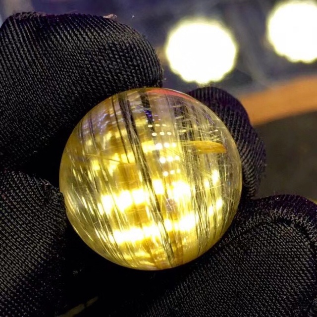 超可爱の ⭐︎【天然】タイチンクオーツ 丸玉 18.5mm 各種パーツ