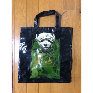 ハロッズ(Harrods)のハロッズ　ナイロントートバッグ　犬柄(トートバッグ)