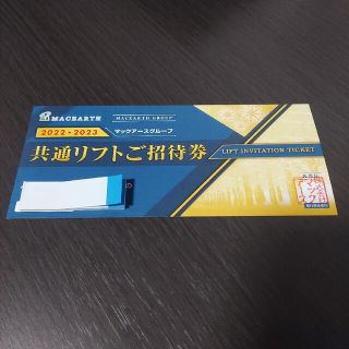お買い得品 【KB様専用】軽井沢スノーパーク リフト1日ご招待券 4枚