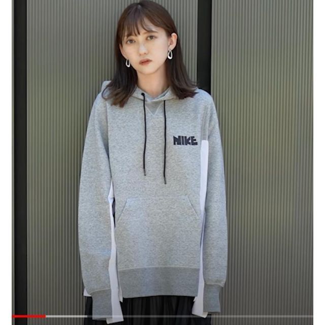 安心交換付き ナイキ x サカイ NIKE ×sacai コラボパーカー S