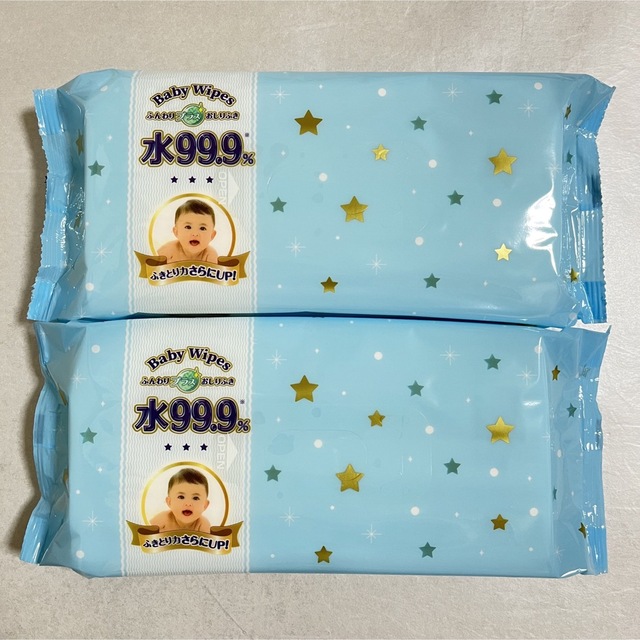 コストコ(コストコ)のBaby Wipes ふんわりプラスおしりふき　水99.9% 大判　70枚入 キッズ/ベビー/マタニティのおむつ/トイレ用品(ベビーおしりふき)の商品写真