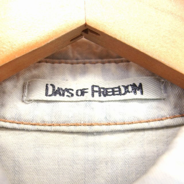 other(アザー)のデイズオブフリーダム DAYS OF FREEDOM デニム シャツ チュニック レディースのトップス(シャツ/ブラウス(長袖/七分))の商品写真
