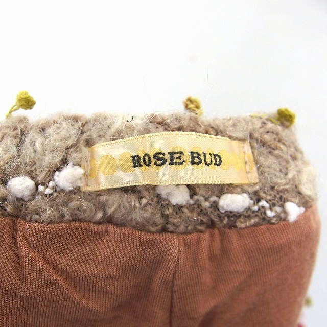 ROSE BUD(ローズバッド)のローズバッド ROSE BUD ショート パンツ ニット 総柄 ストレッチ レディースのパンツ(ショートパンツ)の商品写真