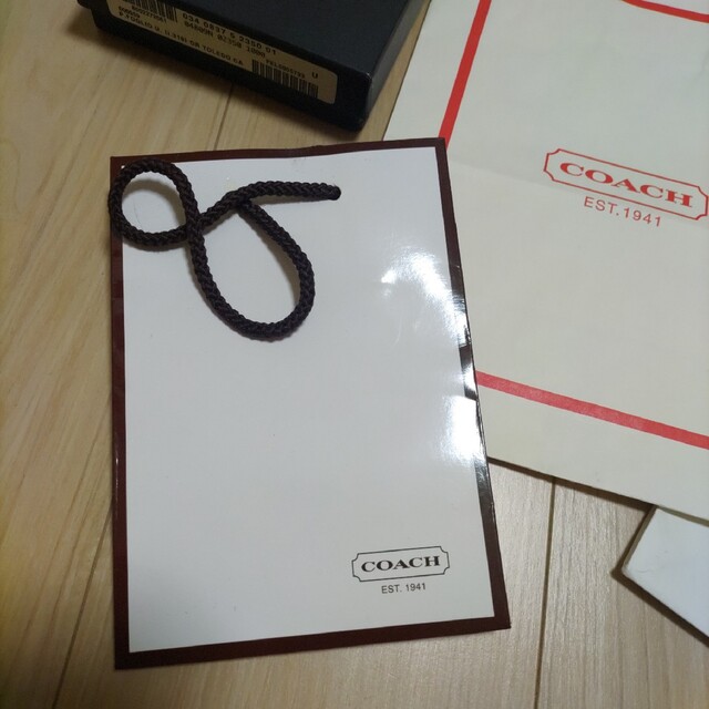 COACH(コーチ)のショップバック　ショップ袋　COACH　PRADA レディースのバッグ(ショップ袋)の商品写真