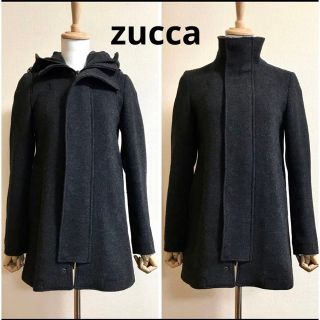 ズッカ(ZUCCa)のzucca ワイヤー入りフード　ミドル丈コート(その他)