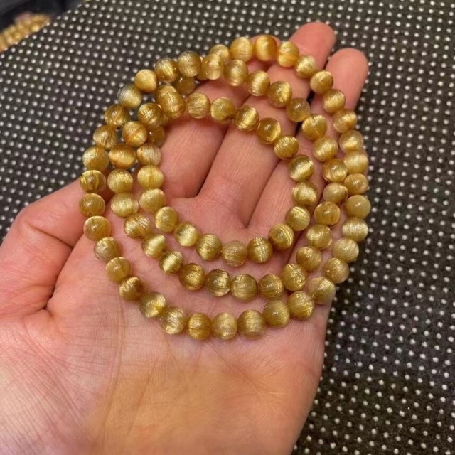 まとめ買いでお得 ⭐︎【天然】タイチンルチルクオーツ 6.5mm