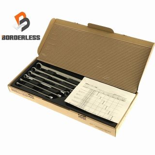 ☆未使用品☆KTC ケーティーシー nepros ストレートスタンダードめがねレンチ [6本組] No.NTM106 ミラー・ネプロス 62634(工具)