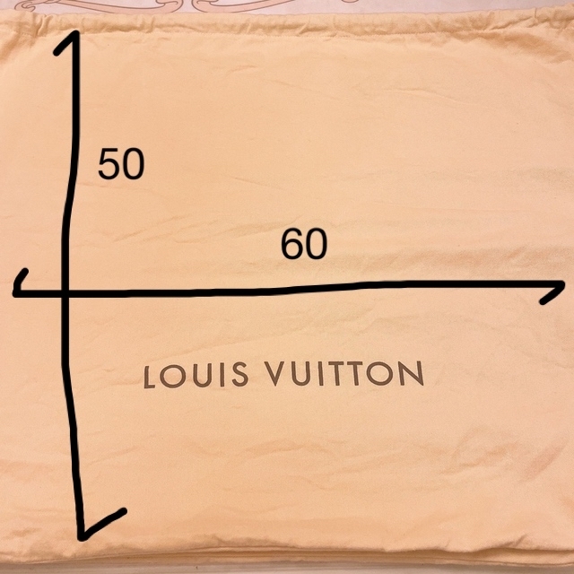 LOUIS VUITTON(ルイヴィトン)のルイヴィトン 保存袋 布袋 大 50×60×17 レディースのバッグ(ショップ袋)の商品写真