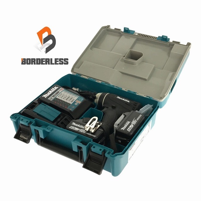 ☆品☆makita マキタ 18V 充電式 4モード インパクトドライバー TP141DRGXB バッテリー2個(18V6.0Ah) 充電器 ビット付き 63552