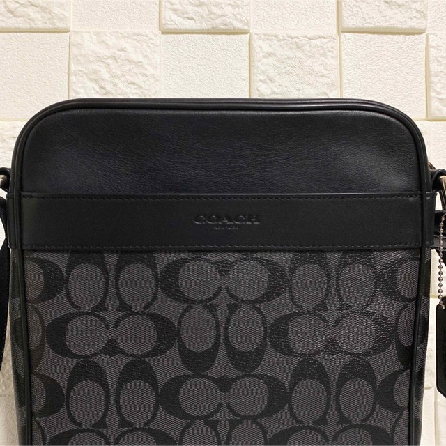 【美品】coach クロスボディ　ショルダーバッグ　シグネチャー　PVCレザー 3