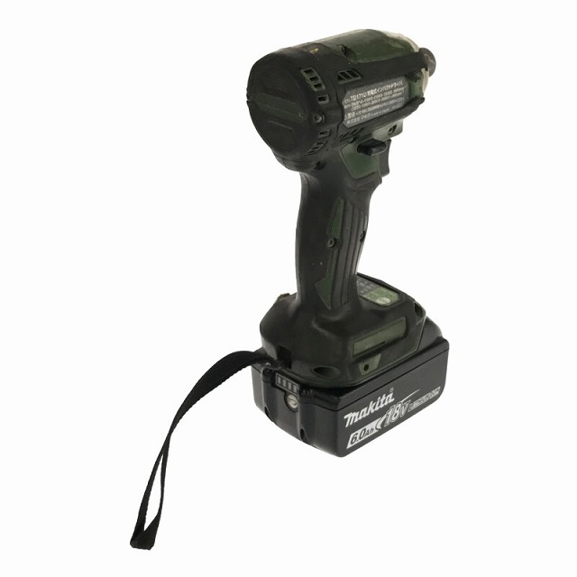 Makita(マキタ)の☆中古品☆makita マキタ 18V 充電式インパクトドライバ TD171DGXAG/オーセンティックグリーン バッテリー2個(18V6.0Ah) 充電器付き 63569 自動車/バイクのバイク(工具)の商品写真