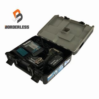 マキタ(Makita)の☆中古品☆makita マキタ 18V 充電式インパクトドライバ TD171DGXAG/オーセンティックグリーン バッテリー2個(18V6.0Ah) 充電器付き 63569(工具)