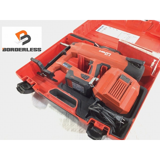 ☆品☆HILTI ヒルティ充電式鋲打機 BX3 バッテリー2個(21.6V 3.0Ah 2.6Ah) 充電器 ケース付き 63520