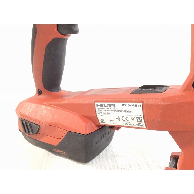 ☆中古品☆HILTI ヒルティ充電式鋲打機 BX3 バッテリー2個(21.6V ☆中古品☆HILTI ヒルティ充電式鋲打機 BX3 バッテリー2個(21.6V