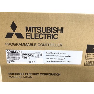 未使用☆送料無料 MITSUBISHI 三菱電機 シーケンサ ユニバーサルモデルQCPU Q00UJCPU 2022年製 63882